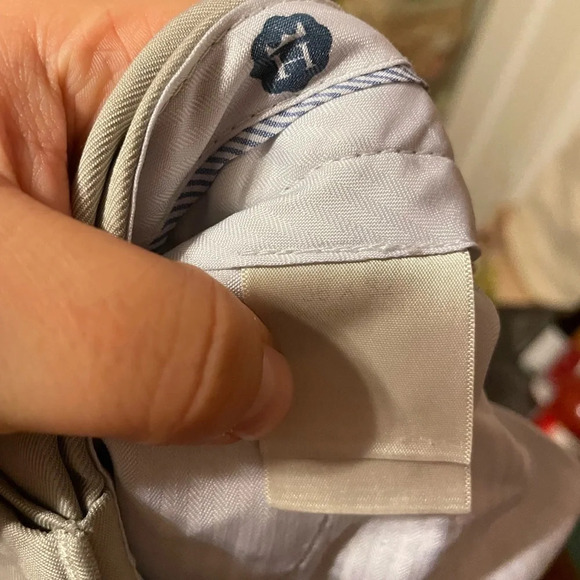 HAGGAR MENS KHAKI TROUSERS - Picture 4 of 4